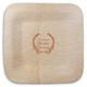 Floral Laurel Wreath Square Bamboo Plates Image 3 of 6