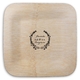 Floral Laurel Wreath Square Bamboo Plates Image 4 of 6