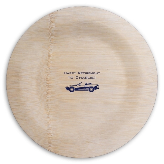 Convertible Round Bamboo Plates