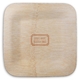 Your Text in Double Frame Square Bamboo Plates Image 5 of 8
