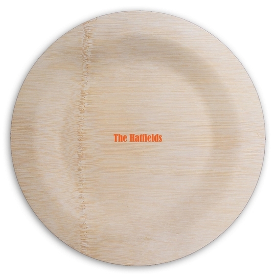 Impress Round Bamboo Plates