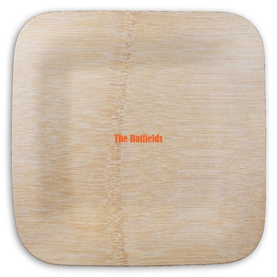 Impress Square Bamboo Plates