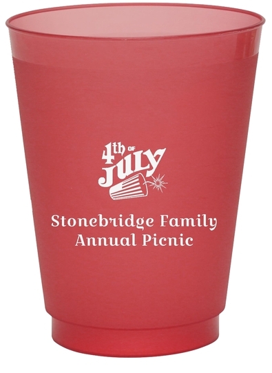 4th of July Colored Shatterproof Cups