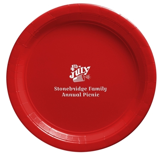 4th of July Paper Plates