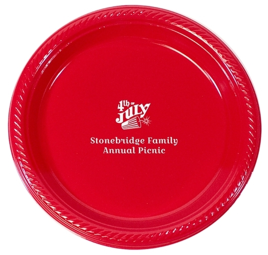 4th of July Plastic Plates