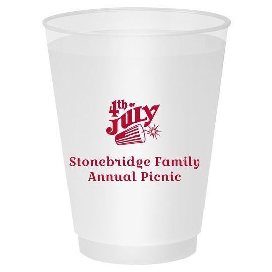 4th of July Shatterproof Cups