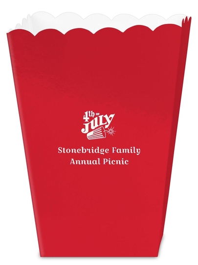  Mini Popcorn Boxes