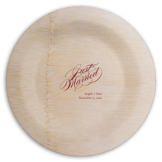  Round Bamboo Plates