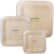 Design Your Own Big Name with Text Square Bamboo Plates Image 1 of 2