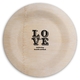 Retro Love Round Bamboo Plates Image 1 of 2