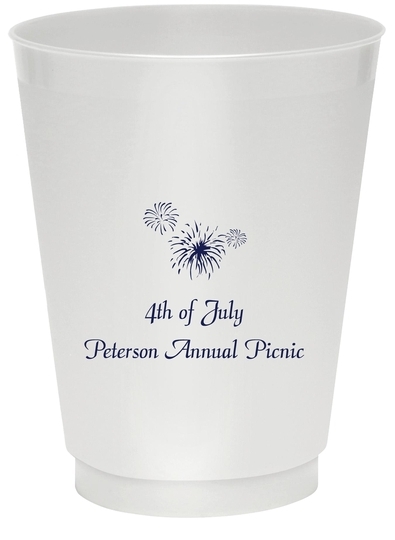 Fireworks Colored Shatterproof Cups
