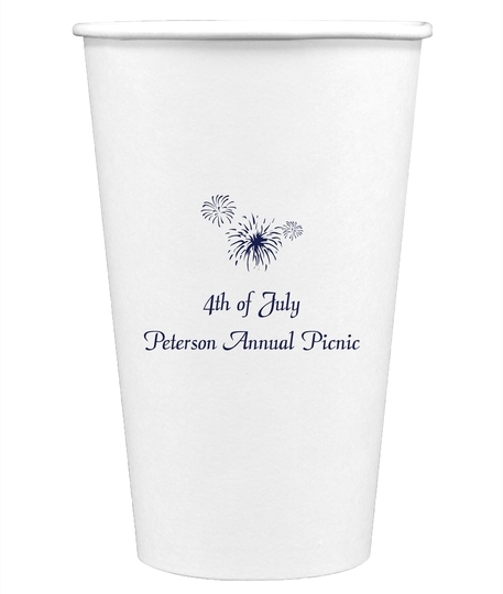 Fireworks Paper Coffee Cups