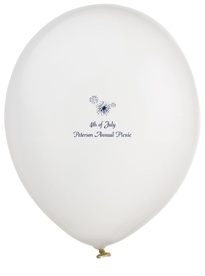 Fireworks Latex Balloons