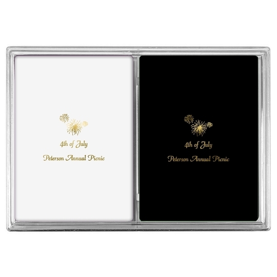 Fireworks Double Deck Playing Cards