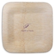 Pick Your Single Monogram with Text Square Bamboo Plates Image 1 of 2