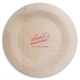 Expressive Script Almost Married Round Bamboo Plates Image 3 of 3