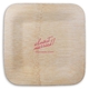 Expressive Script Almost Married Square Bamboo Plates Image 3 of 3