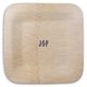Simple 3 Initials Monogram Square Bamboo Plates Image 1 of 2
