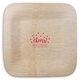 Confetti Dots Cheers Square Bamboo Plates Image 4 of 6