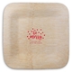 Confetti Dots Be Merry Square Bamboo Plates Image 1 of 2