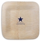 Solid Star Square Bamboo Plates Image 1 of 2