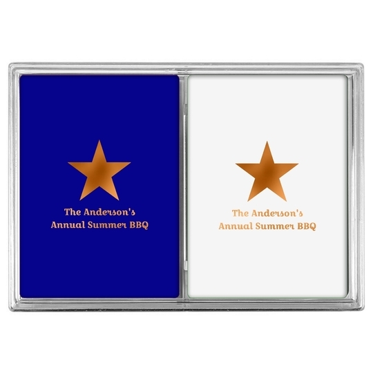 Solid Star Double Deck Playing Cards
