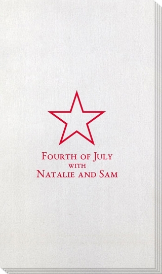 Single Star Bamboo Luxe Guest Towels