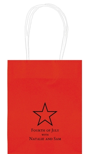Single Star Mini Twisted Handled Bags