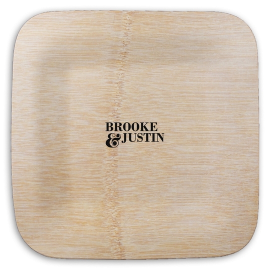  Square Bamboo Plates