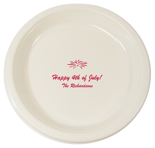 Sparkler Plastic Plates