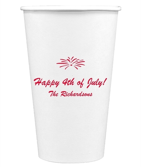 Sparkler Paper Coffee Cups