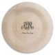 Large Script Monogram with Text Round Bamboo Plates Image 3 of 4