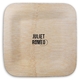 Modern Couple Square Bamboo Plates Image 1 of 3