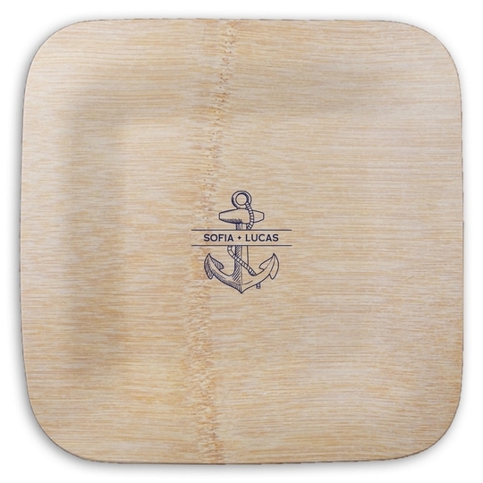 Anchor Square Bamboo Plates