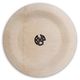 4 Initial Rounded Monogram Round Bamboo Plates Image 1 of 2