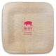 BBQ Pig Square Bamboo Plates Image 1 of 4