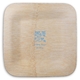 Floral Design Square Bamboo Plates Image 4 of 6