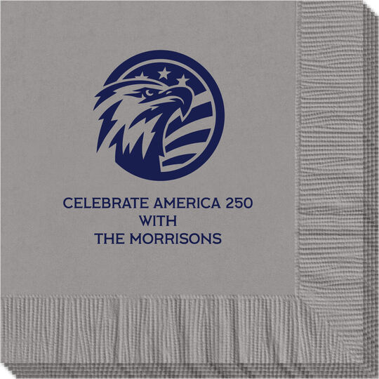 American Eagle with Flag Napkins