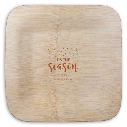  Square Bamboo Plates