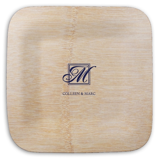  Square Bamboo Plates