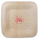 Confetti Dots Be Jolly Square Bamboo Plates Image 1 of 2