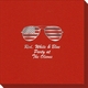 Stars and Stripes Sunglasses Linen Like Napkins Image 1 of 2
