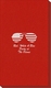 Stars and Stripes Sunglasses Linen Like Guest Towels Image 1 of 2
