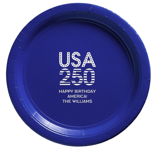USA 250 Paper Plates