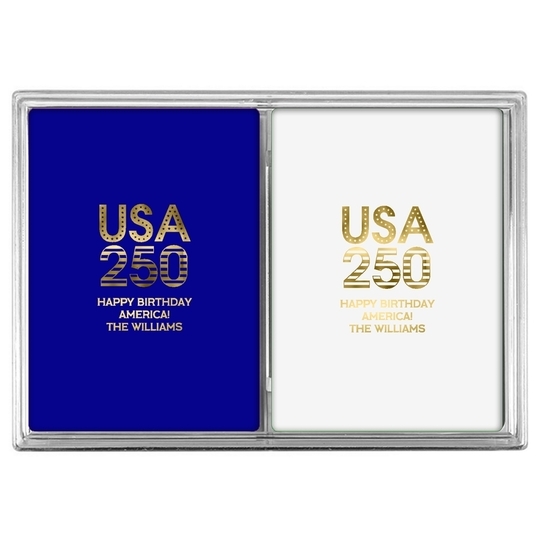 USA 250 Double Deck Playing Cards