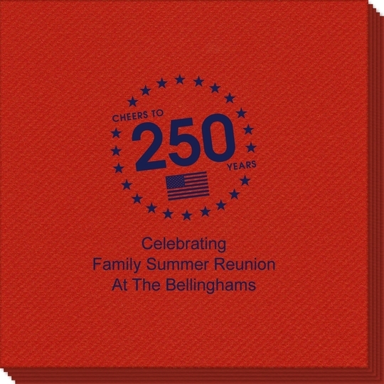 Cheers to 250 Years Linen Like Napkins