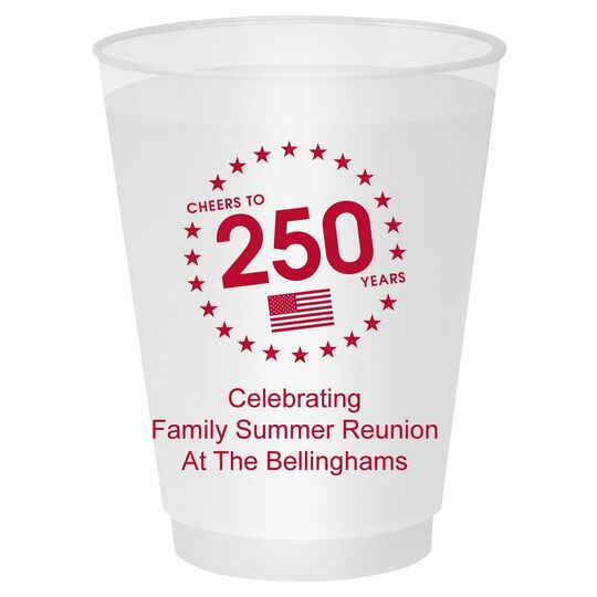 Cheers to 250 Years Shatterproof Cups