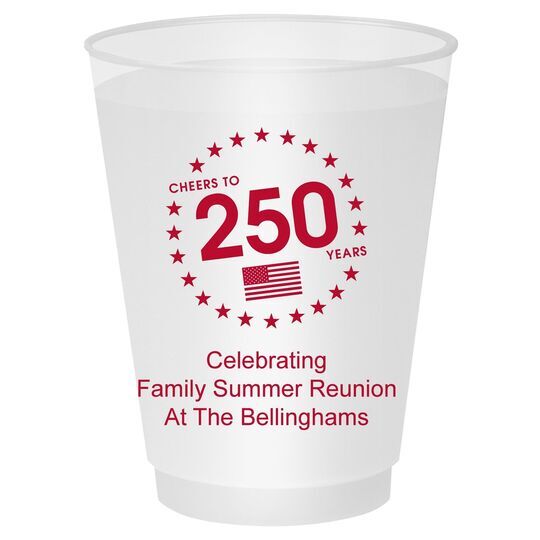 Cheers to 250 Years Shatterproof Cups