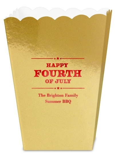 Happy Fourth of July Mini Popcorn Boxes