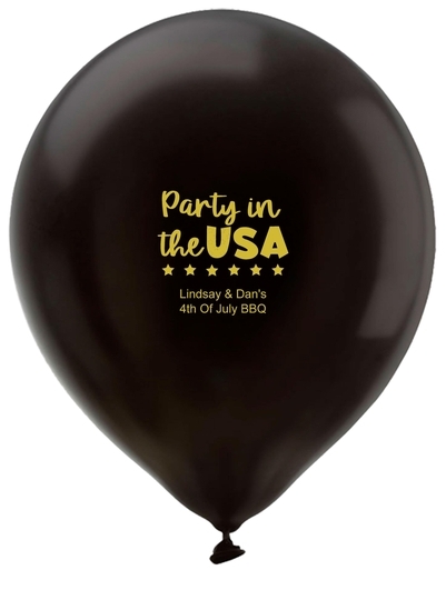 Party In The USA Latex Balloons